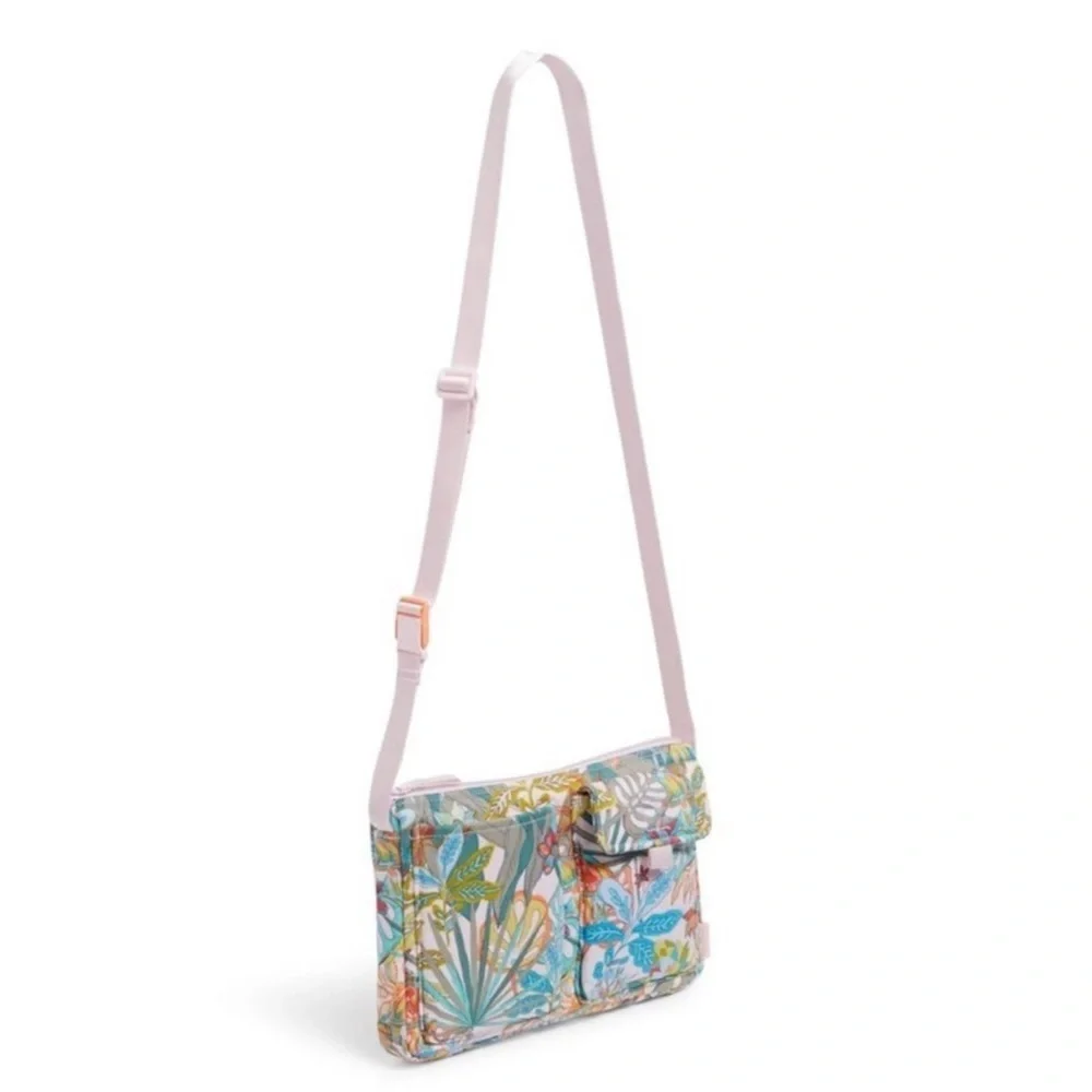 Vera Bradley • Utility Small Crossbody Bag/Recycled Cotton • Rain Forest Canopy